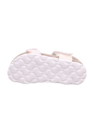 Nubebe Superfit Renkli Mantar Taban Sandalet Sedef Sedef Krem
