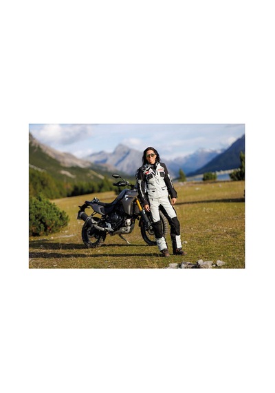 Held Carese 3 Adventure Korumalı Motosiklet Pantolonu Gri Siyah