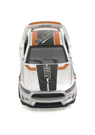Die Cast Çek Bırak Metal Gri Yarış Arabası