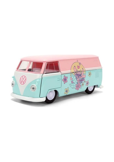 Jada Disney Stitch Angel Desenli 1961 Volkswagen Bus Metal Model Araç 1:32 9336358314r00