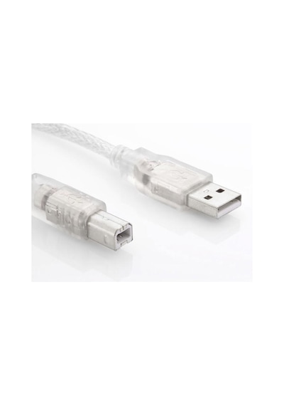 S-Link Sl-U2003 Usb 2.0 3 Metre Şefaf Yazıcı Kablosu