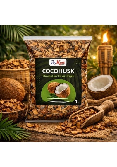 Bykurt Cocohusk 1l Hindistan Cevizi Cipsi Orkide Bakımı Ve Kök Gelişimi İçin Doğal Malzeme 1 Litre