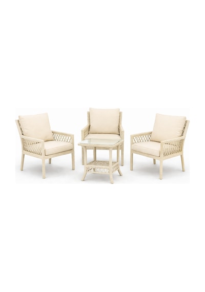 Oslo Raddan 1+1+1 Bistro Set Minderli 3 Kişilik Raddan Oturma Grubu Bahçe Balkon Teras Set Cappuccino Cappuccino Oslo Raddan 1+1+1 Bistro Set Minderli 3 Kişilik Raddan Oturma Grubu Bahçe Balkon Teras Set Cappuccino Cappuccino