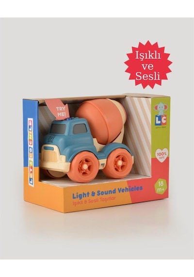 Let's Be Child Sesli Ve Işıklı Minik Mikser 31018 Lacivert - Turuncu Mikserli, Çocuklar İçin Oyuncak Mikser