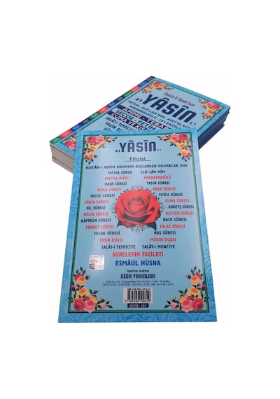 Ekonomik Hediyelik 10 Adet Yasin-i Şerif Mavi 64 Shf. Orta Boy 17x24cm