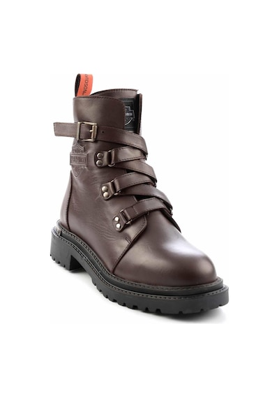 Harley Davidson Dark Brown Hakiki Deri Kadın Bot & Bootie Hd0777003003 Dark Brown