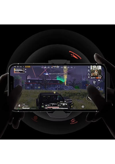 Gaming Cep Telefon Hava Soğutma Fanı Metal Radyatör Soğutucu Mavi