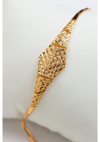 Latif Kuyumculuk 22 Ayar Altın Bileklik Füzyon Döküm Kadın Bileklik Lkxqst306bl Sarı Altın