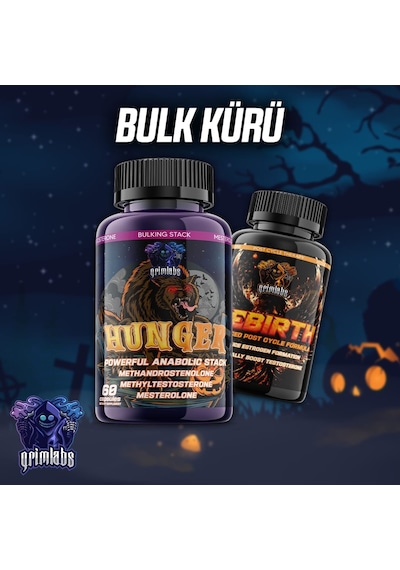 Grimlabs Hunger + Rebirth Pct Bulk Mix Hacim Paketi 60 Kapsül