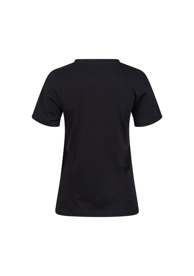 2as Alone Baskılı V Yaka Kadın T-shirt 404 Siyah