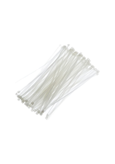 Tek-iş Kablo Bağı Cırt Kelepçe 140 Mm X 2.5 Mm Beyaz 50 Adet