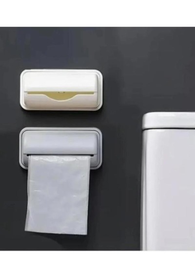 Çöp Poşeti Haznesi Yapışkanlı Çöp Poşeti Düzenleyici Aparat Karışık/Çok Renkli