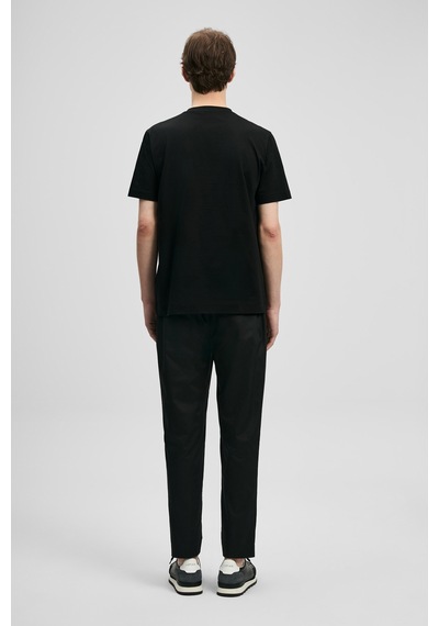 Lufian Bran Modern Grafik T- Shirt Siyah Siyah 111020321100100