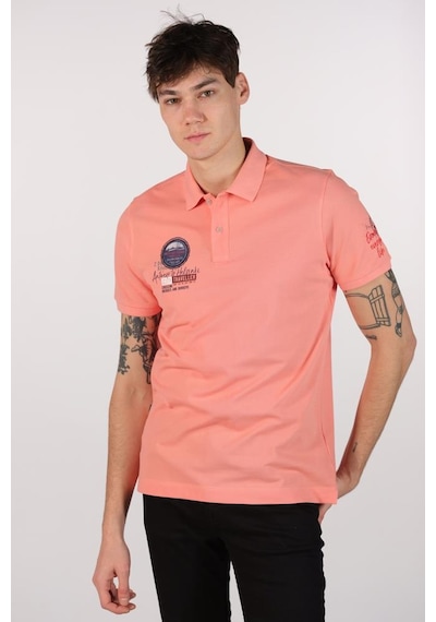AR-MA Arma Erkek Büyük Beden Polo Yaka Tişört Y22374868701 Pembe