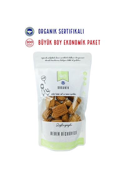 OG natural Organik Bebek Bisküvisi 6 Ay 300 G