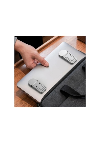 Mucit Home Katlanabilir Laptop Standı 1 Çift Mini Notebook Yükseltici Isınmaya Karşı Önlem Standı