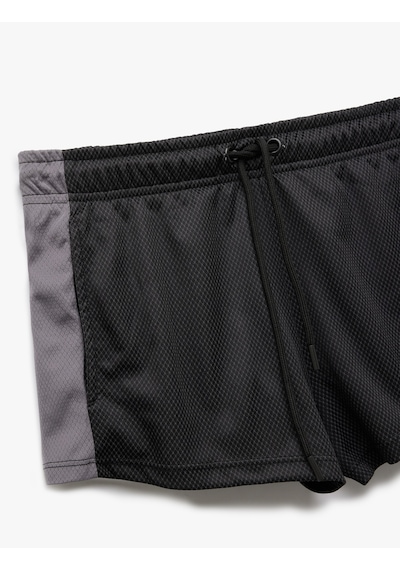Koton Yüksek Bel Bağcıklı Cep Detaylı Rahat Kesim Renk Bloklu Mini Spor Şort Antrasit 5sak40263nk Antrasit Koton Yüksek Bel Bağcıklı Cep Detaylı Rahat Kesim Renk Bloklu Mini Spor Şort Antrasit 5sak40263nk Antrasit