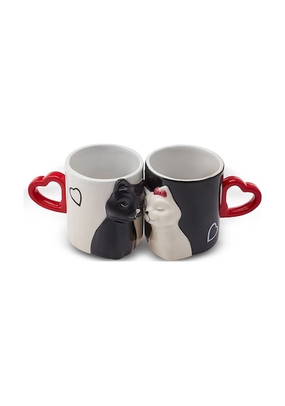 Karaca Love Cat 2'li Kupa 310 ml