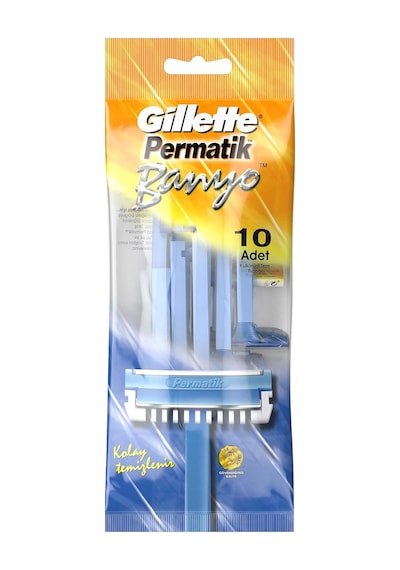 Gillette Permatik Banyo Kullan At Erkek Tıraş Bıçağı 10 Adet