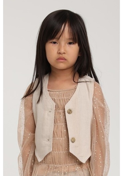 Xo Kids Kız Çocuk Yelek 1-4 Yaş 2536 Siyah