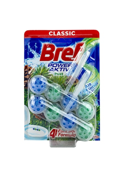 5 Adet Bref Wc Power Aktiv 2'li Çam Kokulu Koku Giderici 50 Gr