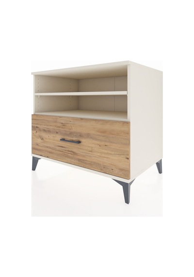 Kronos Şifonyer 2 Raflı Tek Çekmeceli 88x59x80 Aytaşı-çam Aytaşı