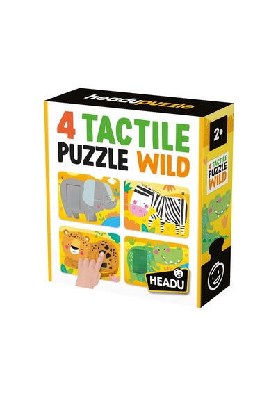 Headu 4 Tactıle Puzzlee Wıld +2 Yaş