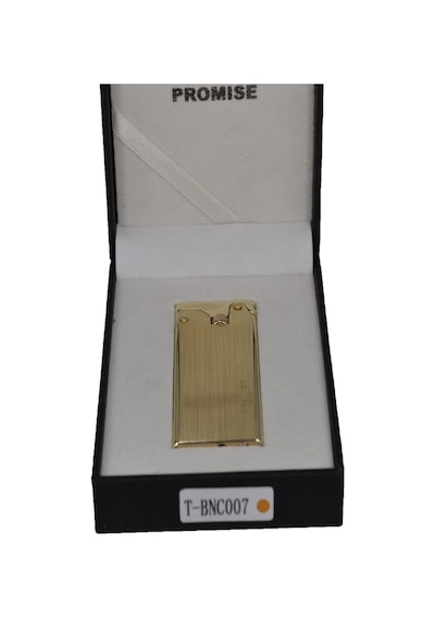 Çelik Depolu Promise Slim Çakmak Altın Sarısı
