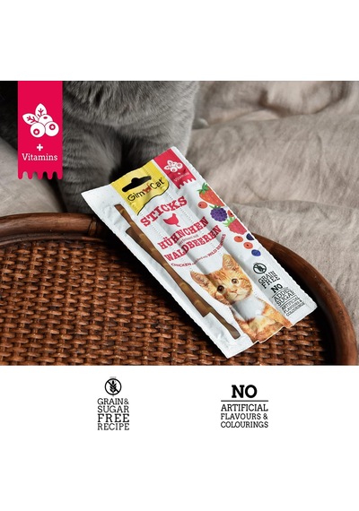 Sp Duo Stick Tavuklu&yaban Mersini Kedi Ödülü 3'lü 15gr