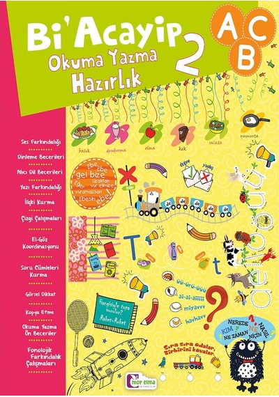 Bi Acayip Okuma Yazma Hazırlık 2 Okul Öncesi Çocuk Kitapları