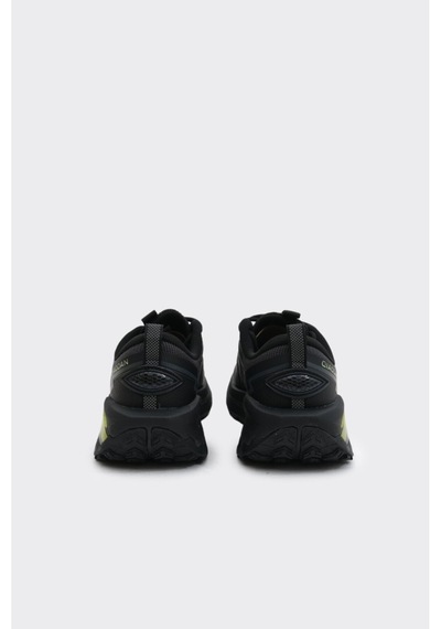 Derinet Yüksek Taban Bağcıklı Erkek Sneaker Siyah Siyah