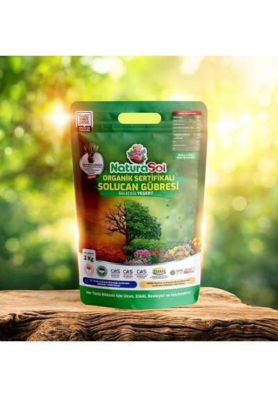 Ayrex Organik Sertifikalı Katı Solucan Gübresi 2 Kg - Sebze-meyve, Çiçekler, İç & Dış Mekan, Süs Bitkileri 0,250