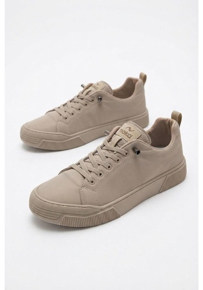 Fort Noka North Rahat Lastik Bağcıklı Sneaker Keten Erkek Ayakkabı Bej