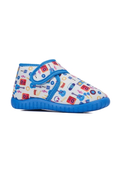 Günlük Unisex Çocuk Panduf Ev Ayakkabısı Esnek Kaymaz Taban Cırtlı Kreş Anaokulu Ayakkabı 263 Saks Günlük Unisex Çocuk Panduf Ev Ayakkabısı Esnek Kaymaz Taban Cırtlı Kreş Anaokulu Ayakkabı 263 Saks
