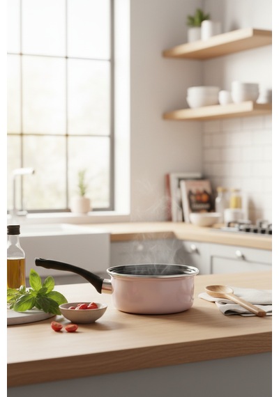 Akayev Emaye 14 Cm Sosluk Pembe