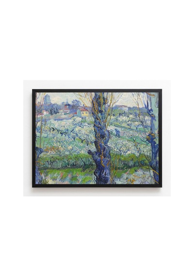 Van Gogh View Of Arles, Flowering Orchards Çerçevesiz Poster 30x42 Cm A3 Tablo Duvar Dekoru
