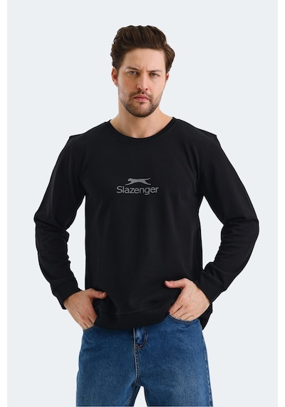 Slazenger Ortwın Erkek Siyah Sweatshirt Siyah