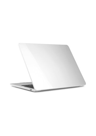 Novstrap Apple Macbook Air 15 İnç A2941 A3114 A3241 Uyumlu Kristal Parlak Kılıf Siyah Klavye Kılıfı Film Şeffaf