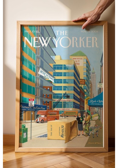 The New Yorker Çerçeveli Tablo May 31 2004