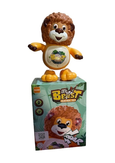 21 Cm Sesli Işıklı Dans Eden Sevimli Aslan 3103 Aslan
