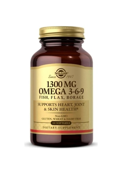 Solgar Efa 1300 Mg Omega 3-6-9 60 Softgel+ Vitamin D3 1000ıu 100 Kapsül