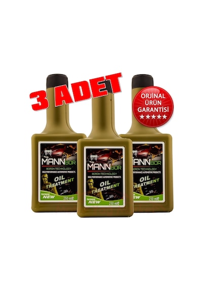 Mann Nano Teknolojili Motorkoruyucu Bor Yağ Katkısı 250Ml 3 Adet
