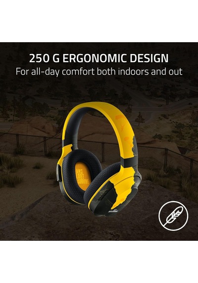 Barracuda X - Kablosuz Çoklu Platform Oyun Ve Mobil Kulaklık Kablosuz Usb-c Çoklu Platform Bağlantısı, 250 G Ergonomik Tasarım, 40 Mm Sürücü, 20 Saat Pil Ömrü Pubg: Battlegrounds Edition