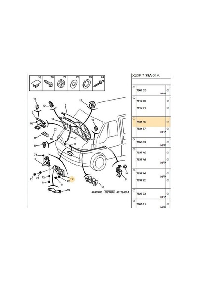 Boxer Jumper Ducato1 Motor Kaput Kilidi Bpe302009-793436