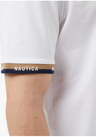 Nautica Erkek Beyaz Regular Fit T-shirtdüzv65363t