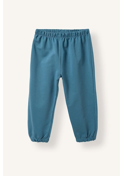 Defacto Bisiklet Yaka Sweatshirt Üst Elastik Bel Jogger Alt 2li Takım Erkek Bebek H5617a526aube536 Mavi-be536