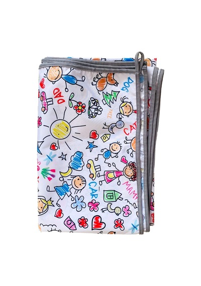 Su Geçirmez Yer/masa Örtüsü, Aktivite, Yemek Ve Oyun İçin, Doğa Dostu Ve Çevreci, Sertifikalı,%100 Polyester, Family Desenli, 150x180cm Sku: Zeusb09x7z8jkt