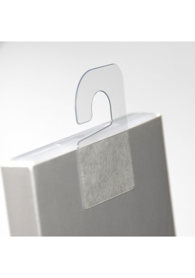 Ürün Askı Etiketi Plastik Yapışkanlı Kanca Tipi 4x2,8 Cm 1000 Adet Ht349
