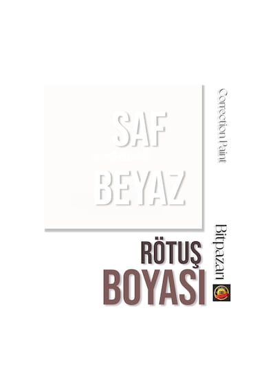 Saf Beyaz - Beyaz Eşya Ve Petek Rötuş Boyası 25ml - Ral9010