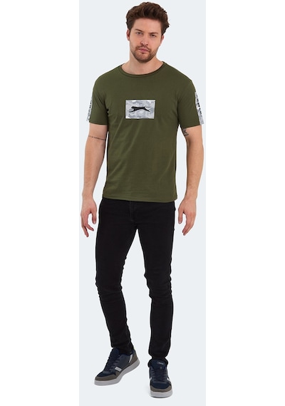 Slazenger PADERAU IN Erkek Tişört Haki